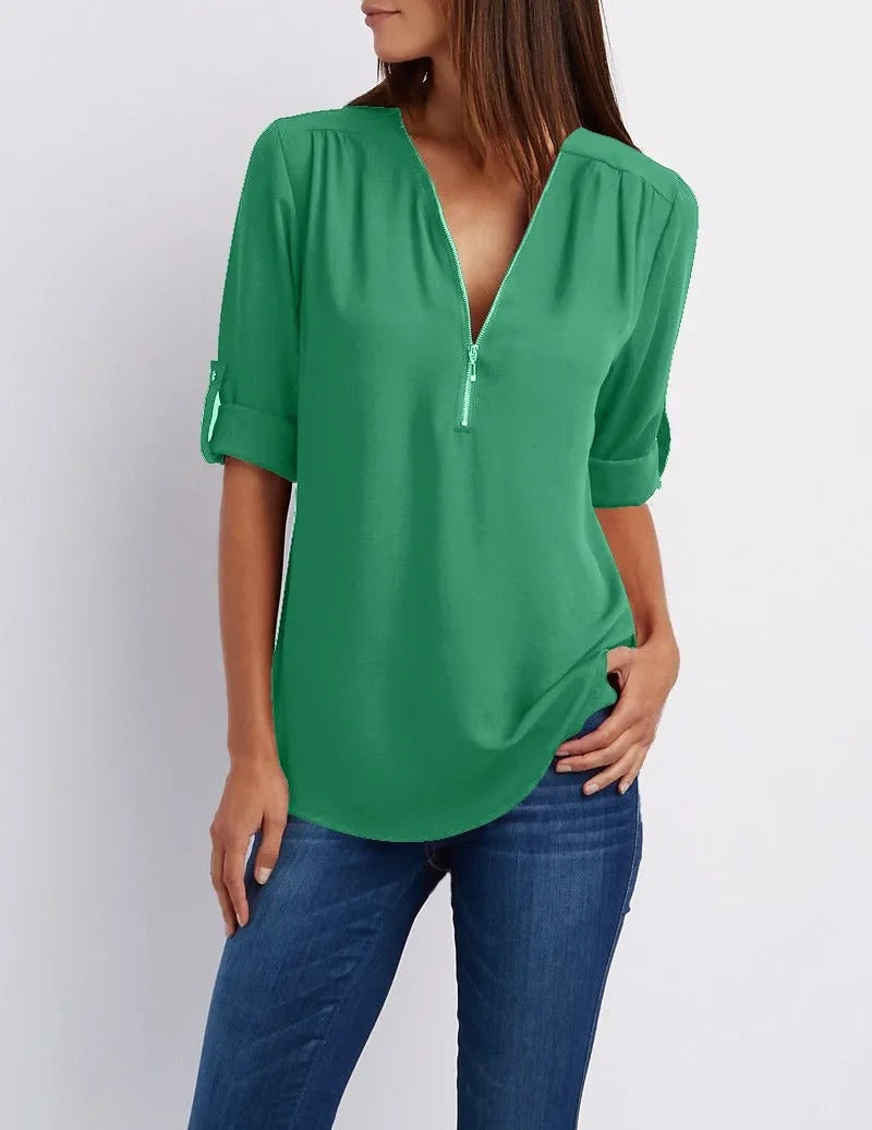 Beverley | Long Sleeve Blouse