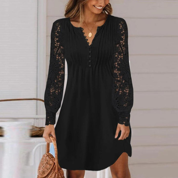 Annette | Long Sleeve Lace Dress