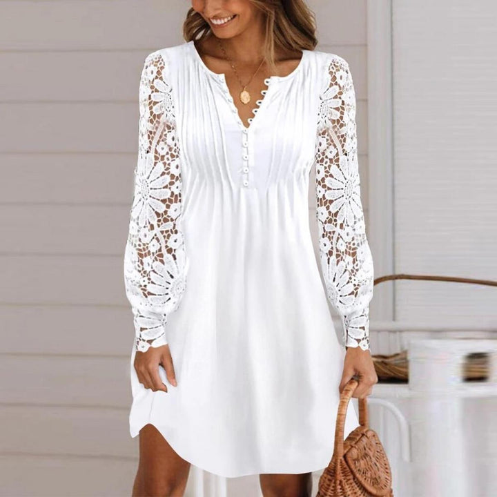 Annette | Long Sleeve Lace Dress