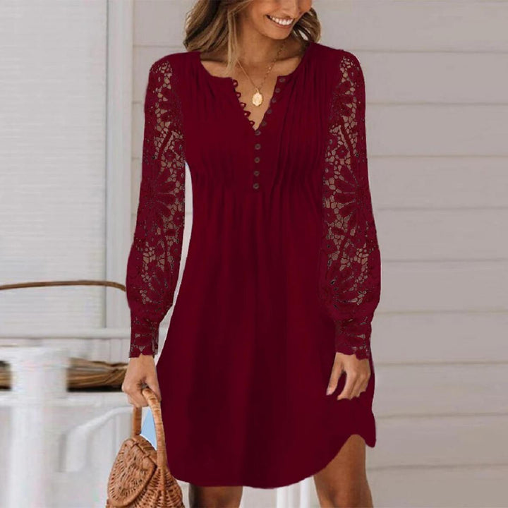 Annette | Long Sleeve Lace Dress