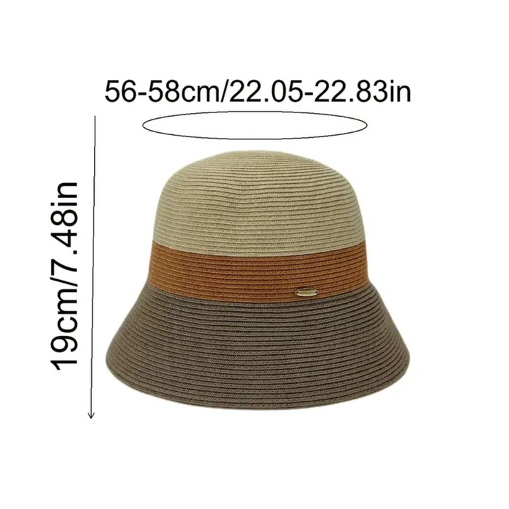 Debbie | Straw Bucket Hat