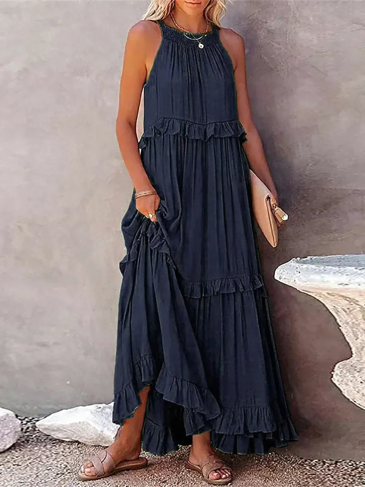 Savannah | Ruffle Maxi Dress