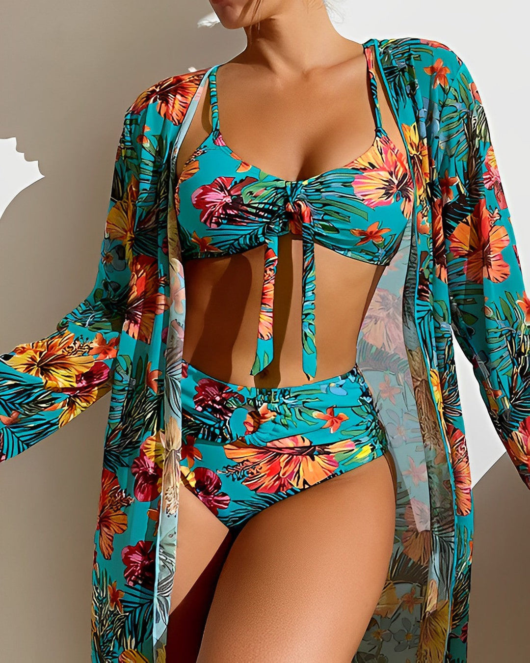 Hawaiian Haze | Bikini Set with Cover-Up