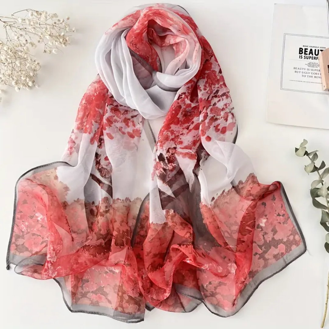 Serena | Woodland Chiffon Scarf