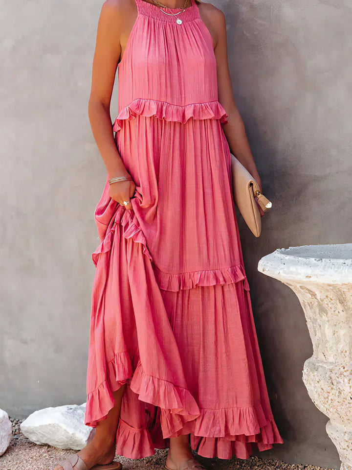 Savannah | Ruffle Maxi Dress