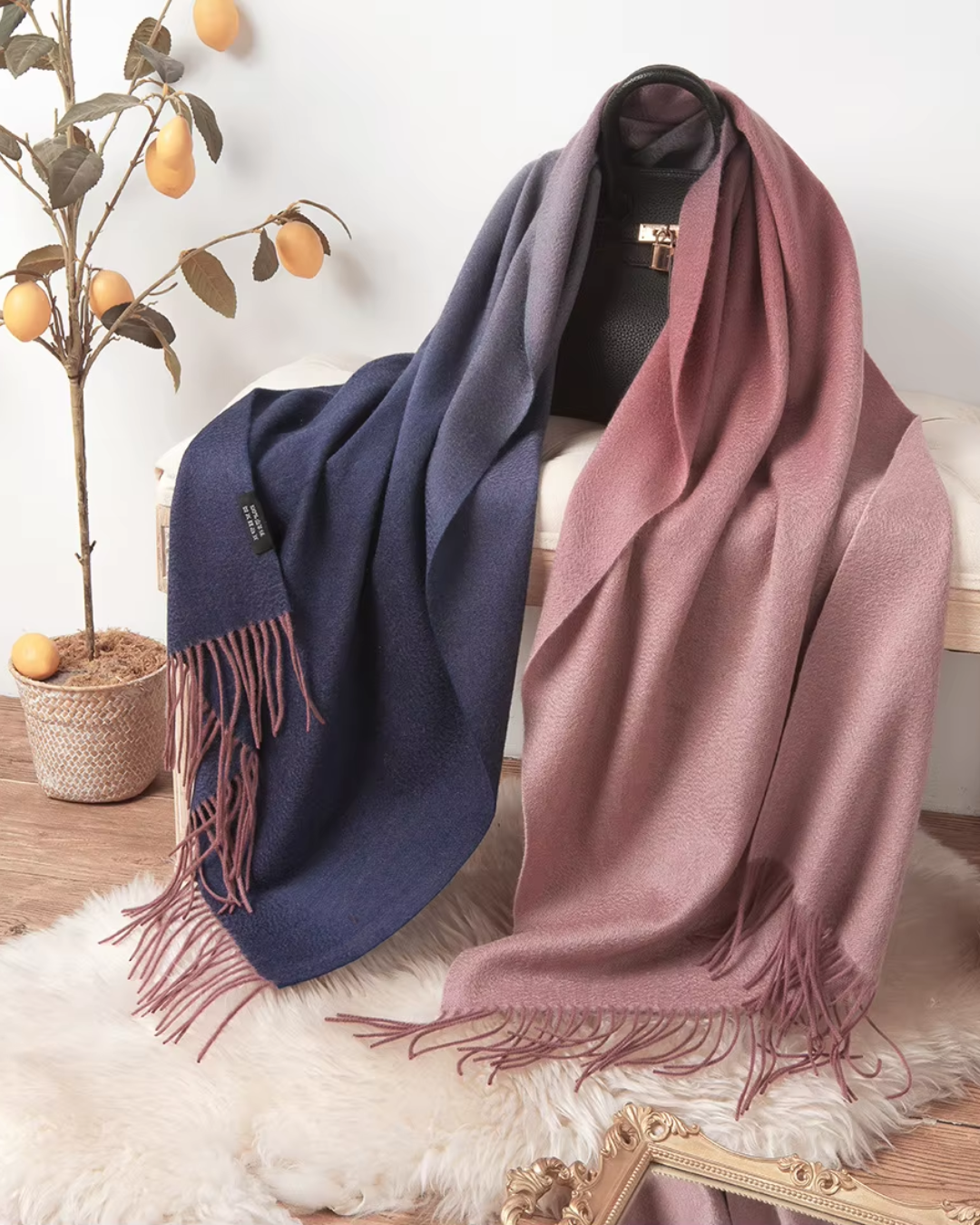 Shirley | Gradient Cashmere Scarf