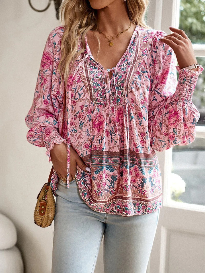 Harley | Boho Floral Top