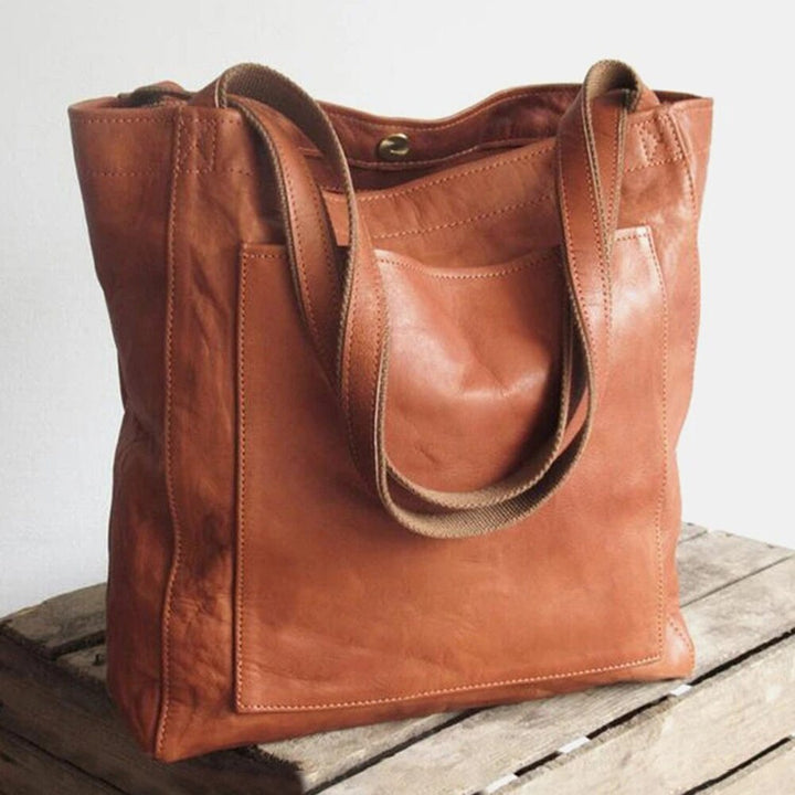 Adler | Large Faux Leather Handbag