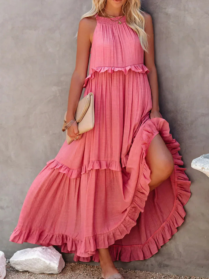 Savannah | Ruffle Maxi Dress