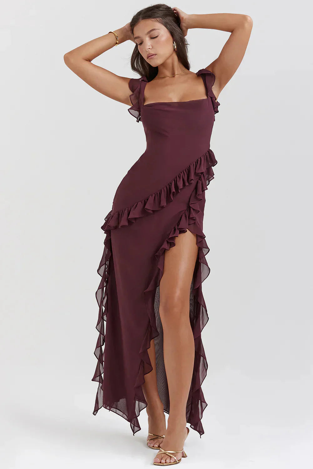 Keisha | High Split Dress