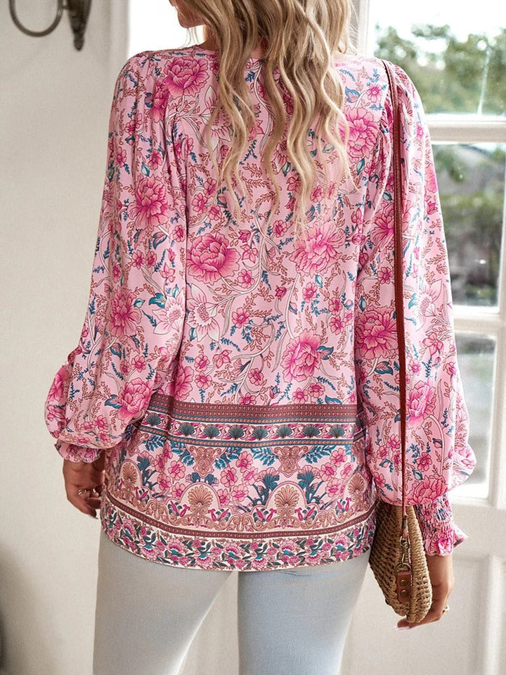 Harley | Boho Floral Top