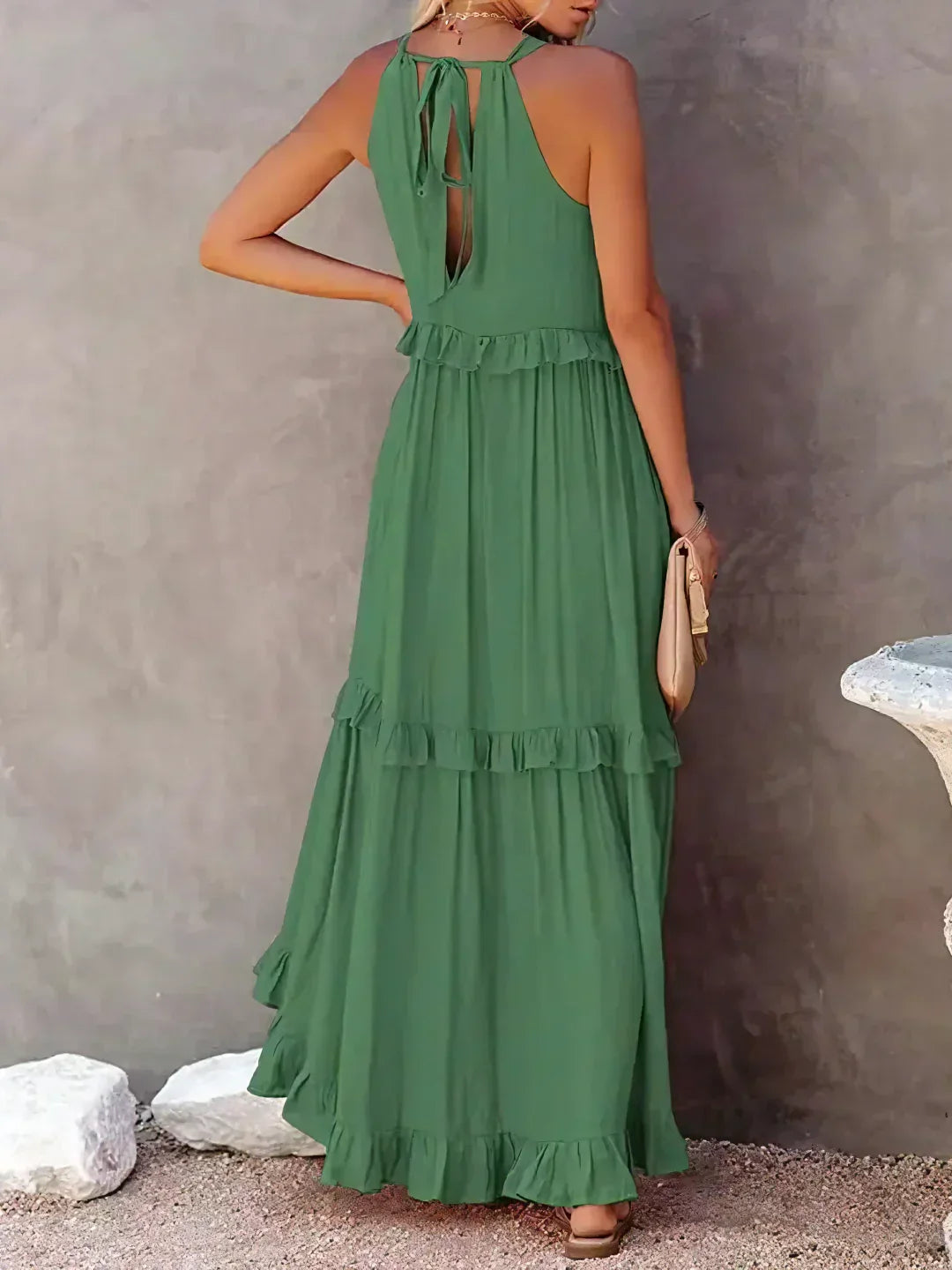 Savannah | Ruffle Maxi Dress