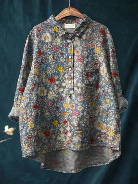 Nora | Botanic Floral Shirt