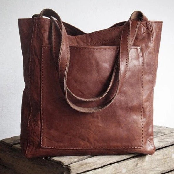 Adler | Large Faux Leather Handbag