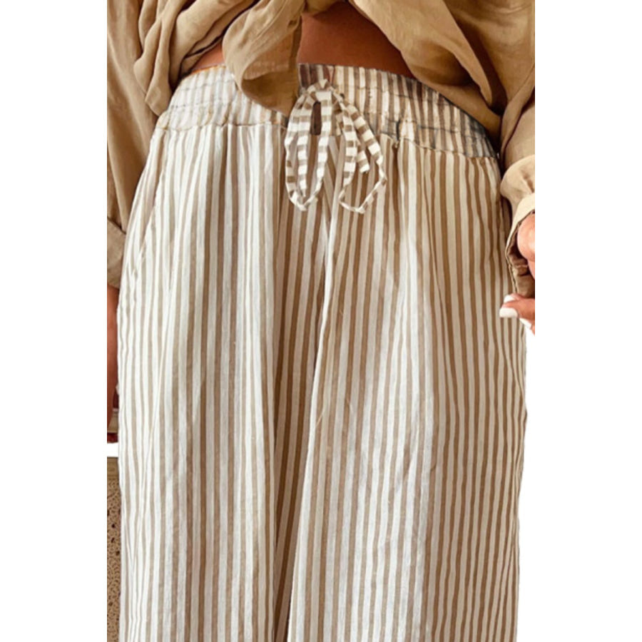 Alice | Striped Wide Leg Pants