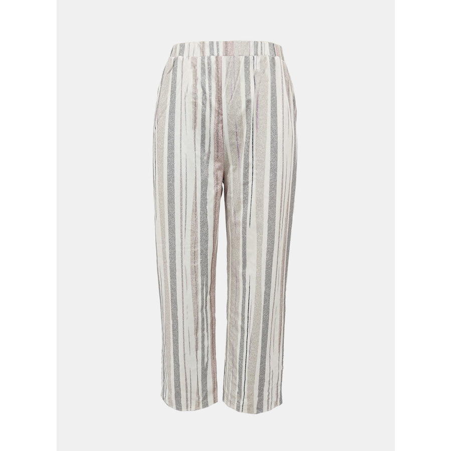 Emilia | Striped Casual Pants