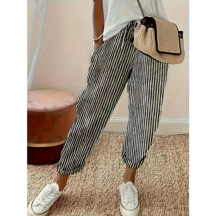 Emilia | Striped Casual Pants