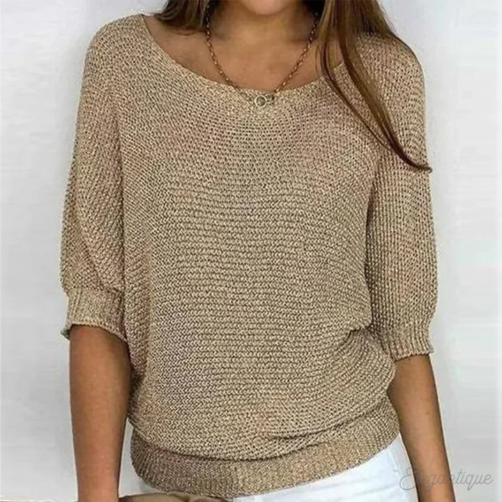 Angela | Relaxed Knit Top